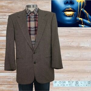 Perry Ellis Portfolio Men's‎ Sport Coat Blazer Two Button  Size 38S